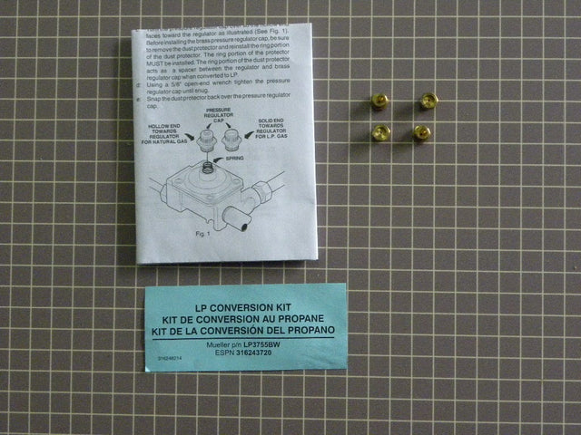 Frigidaire Range LP Conversion Kit 316243723