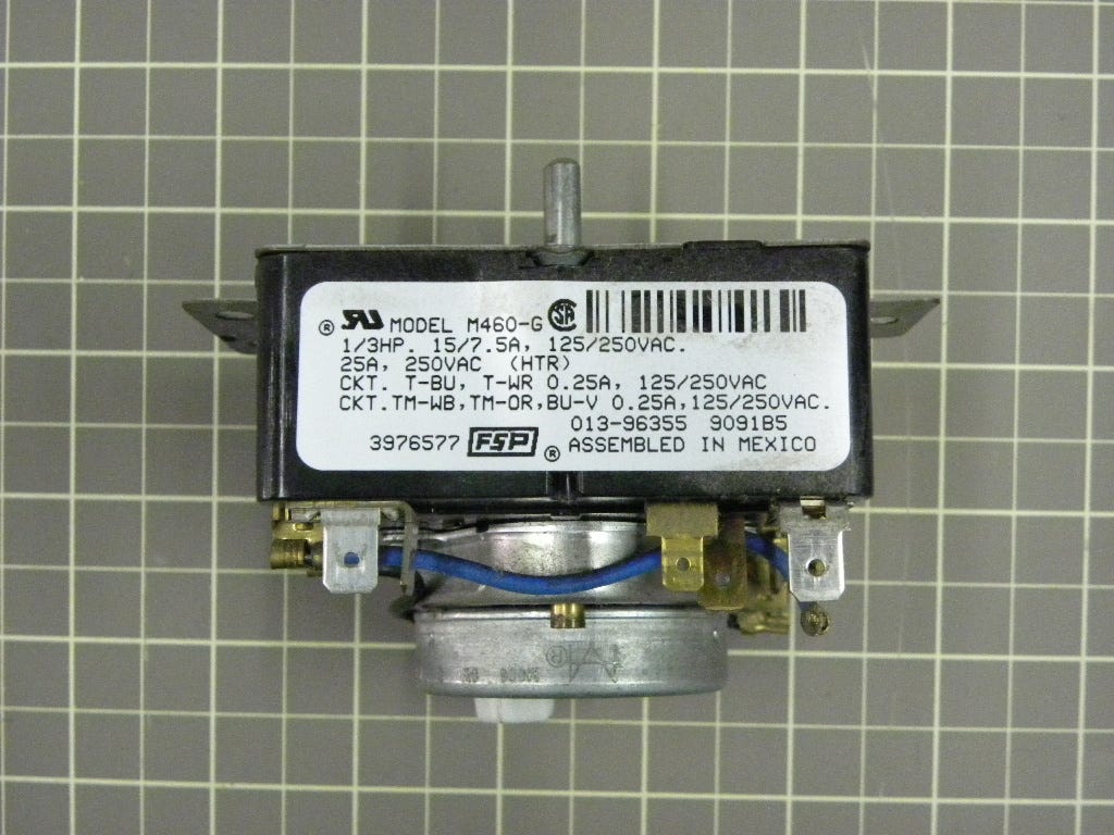 Genuine OEM Kenmore Dryer Timer 3976577 - Tested, Working, With 60-Day Warranty 7 thumbnail image