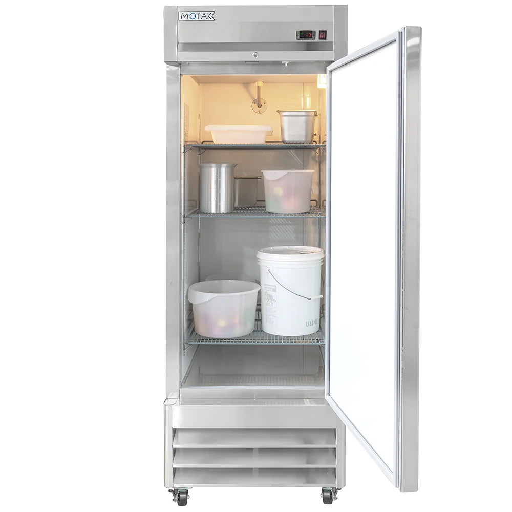 MoTak 29" One Section Reach In Freezer, (1) Right Hinge Solid Door, 115v MSD-1DF-BAL-X