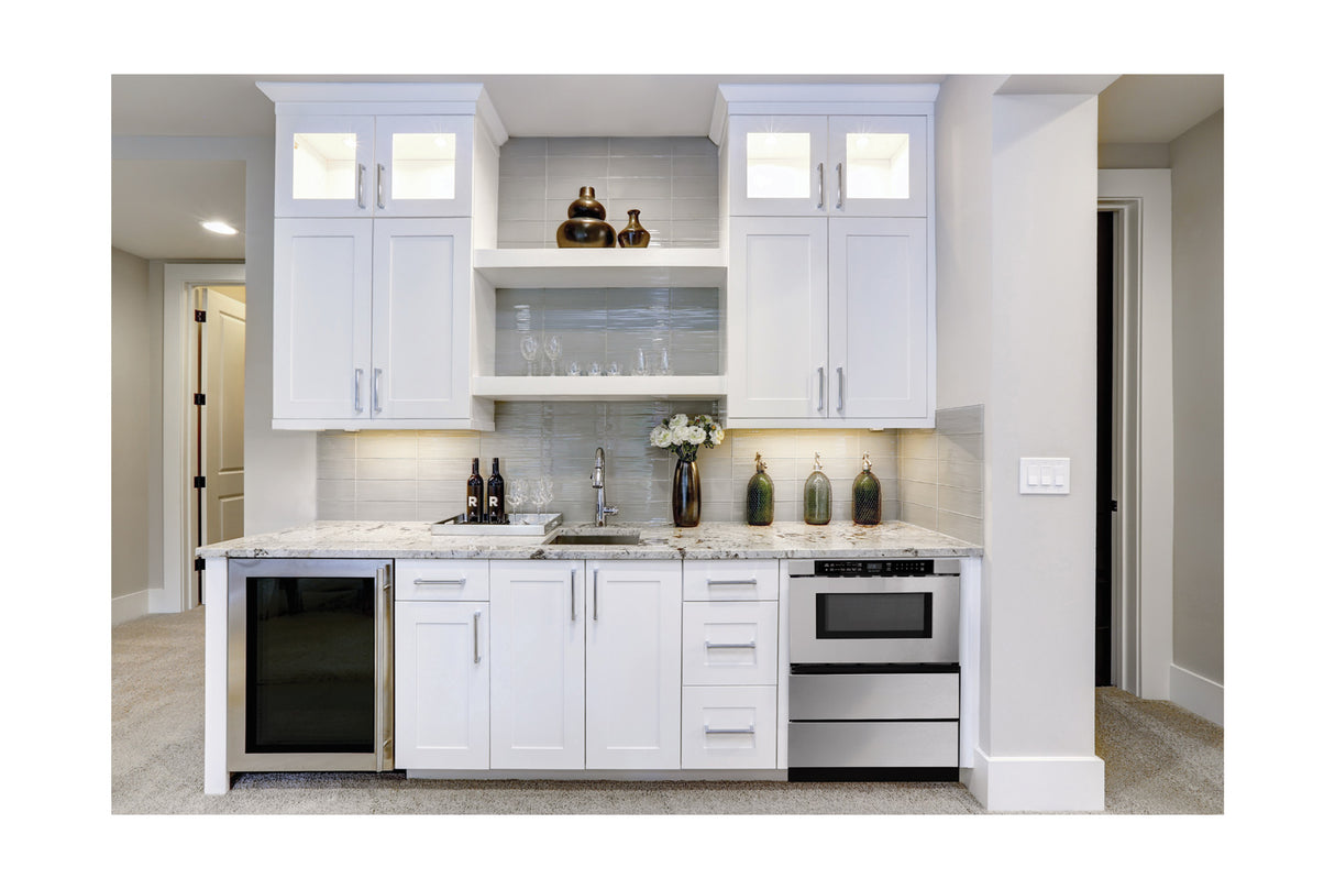 Sharp 24 in. 1.2 cu. ft. Built-In Stainless Steel Microwave Drawer Oven SMD2440JS