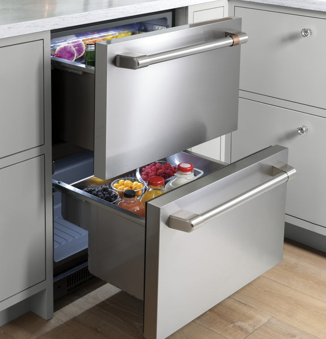 Café 5.7 Cu. Ft. Built-In Dual-Drawer Refrigerator CDE06RP2NS1