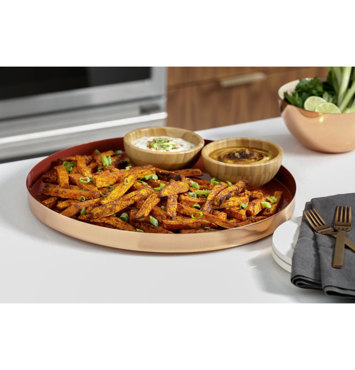 Café 30" Slide-In Front Control Induction and Convection Double Oven Range CHS950P3MD1