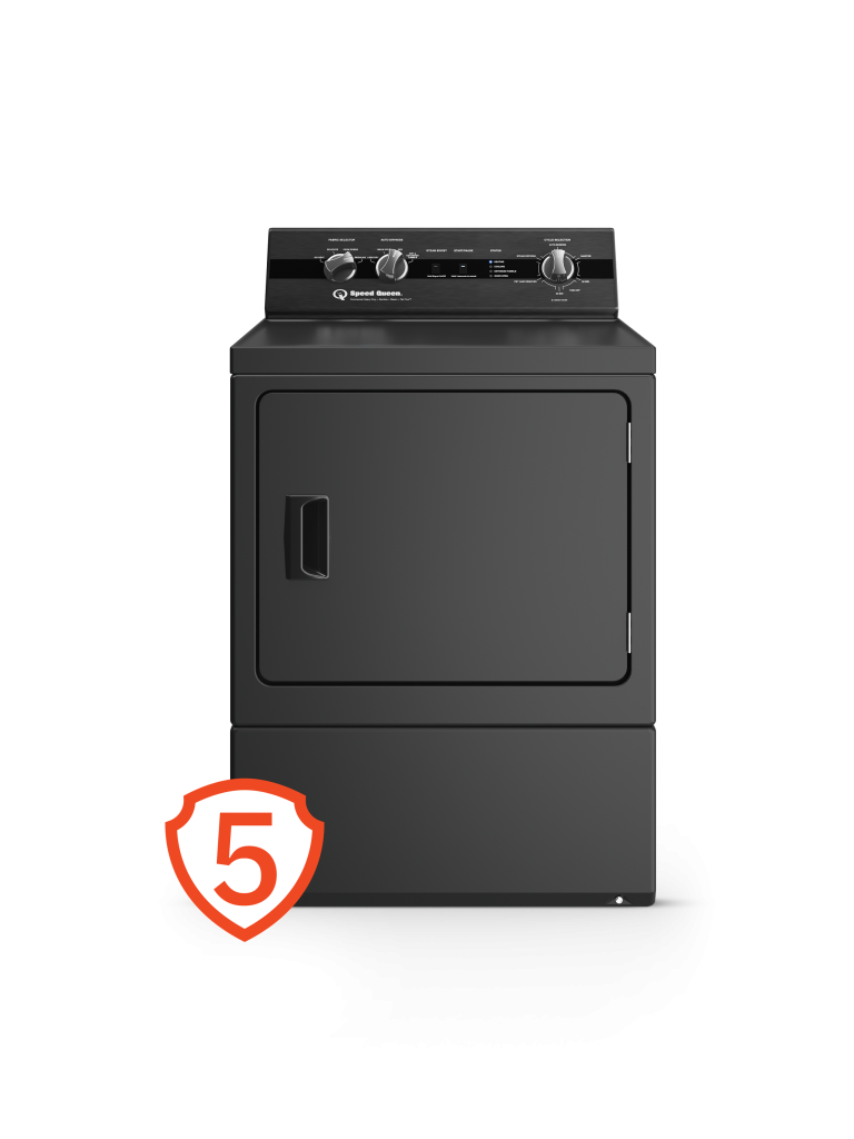 Speed Queen DC5 Sanitizing Gas Dryer with Pet Plus™ | Extended Tumble | Steam | 5-Year Warranty DC5004BG