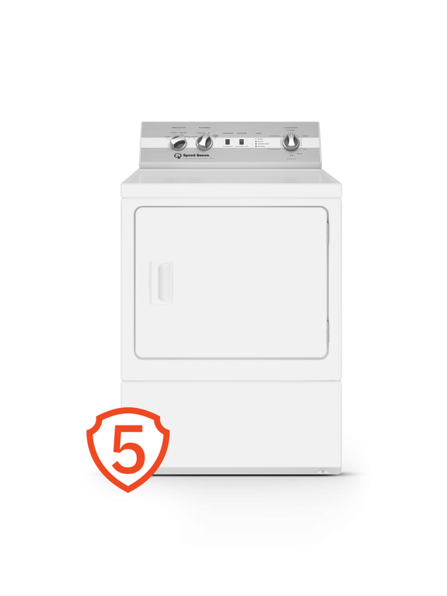 Speed Queen DC5 Sanitizing Electric Dryer with Pet Plus™ | Extended Tumble | Steam | 5-Year Warranty DC5004WE