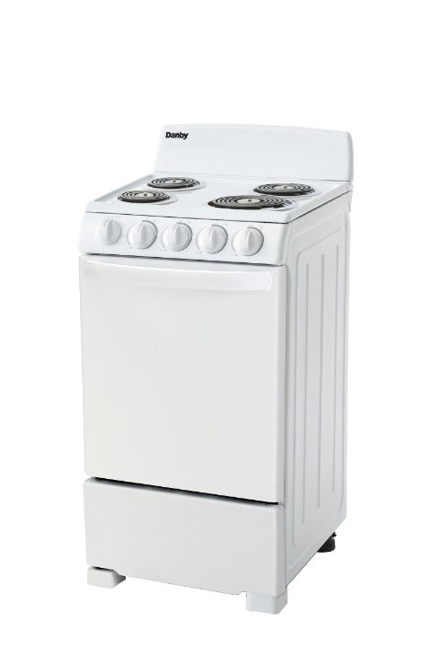 Danby 20″ Wide Electric Range in White DER203W