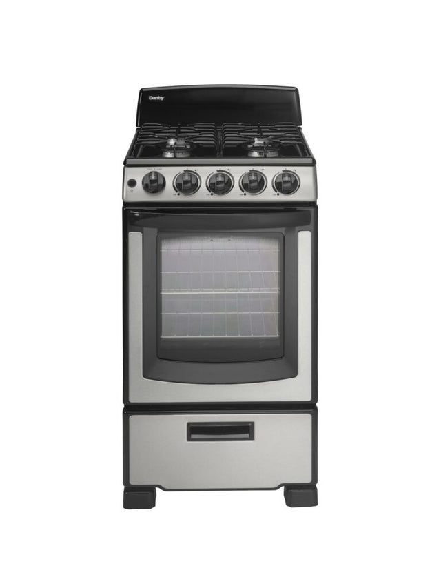 Danby 20″ Wide Gas Range in Stainless Steel DR202BSSGLP
