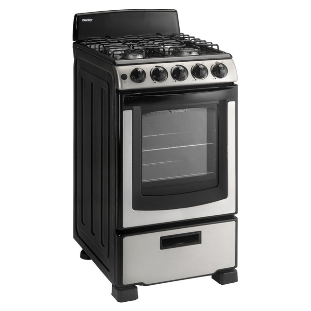 Danby 20″ Wide Gas Range in Stainless Steel DR202BSSGLP
