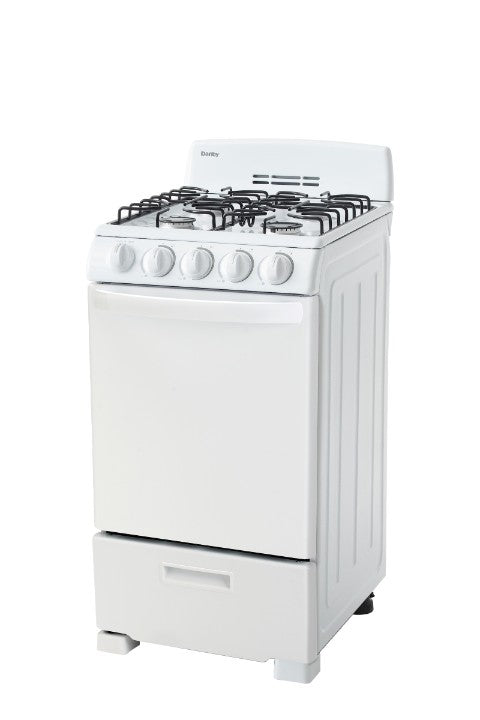Danby 20″ Wide Gas Range in White DR203WGLP