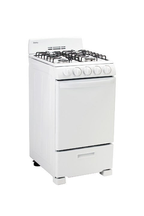 Danby 20″ Wide Gas Range in White DR203WGLP