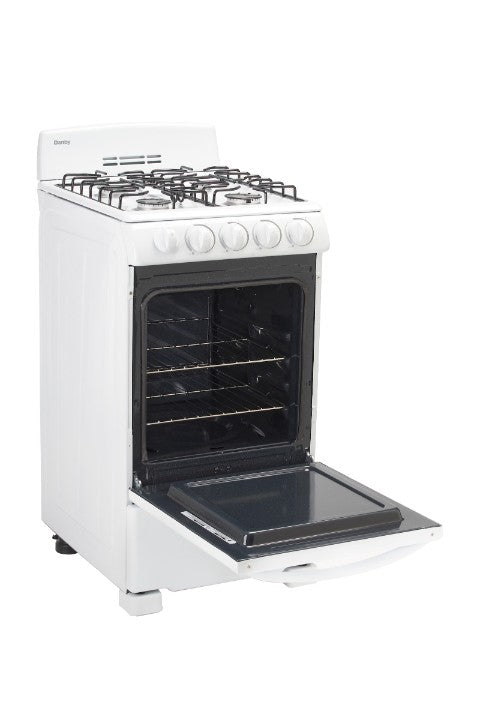 Danby 20″ Wide Gas Range in White DR203WGLP
