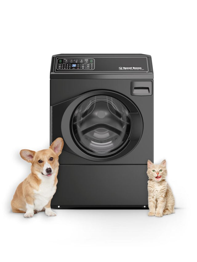 Speed Queen FF7 Right-Hinged Front Load Washer with Pet Plus™ | Sanitize | Fast Cycle Times | Dynamic Balancing | 5-Year Warranty FF7012BN