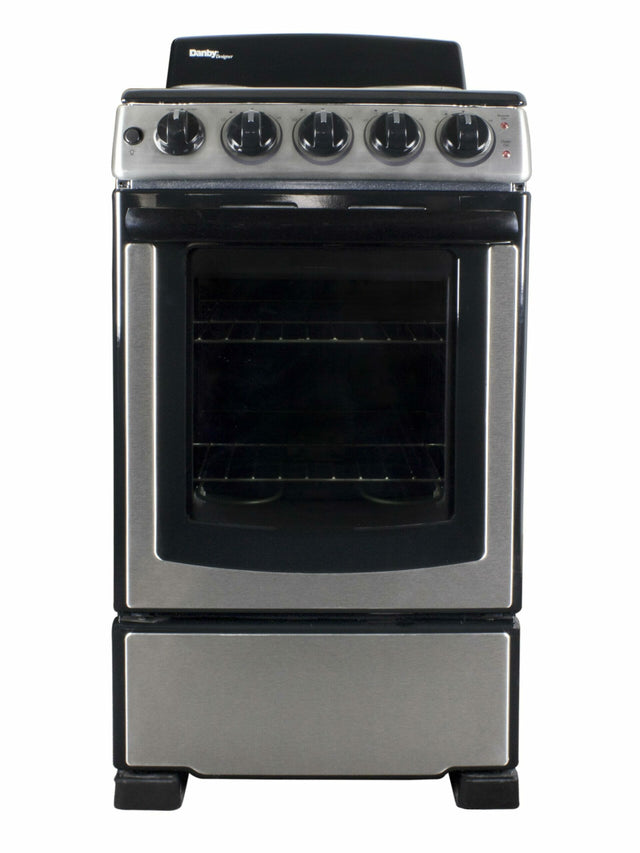 Danby 20″ Wide Electric Range in Stainless Steel DER203BSS