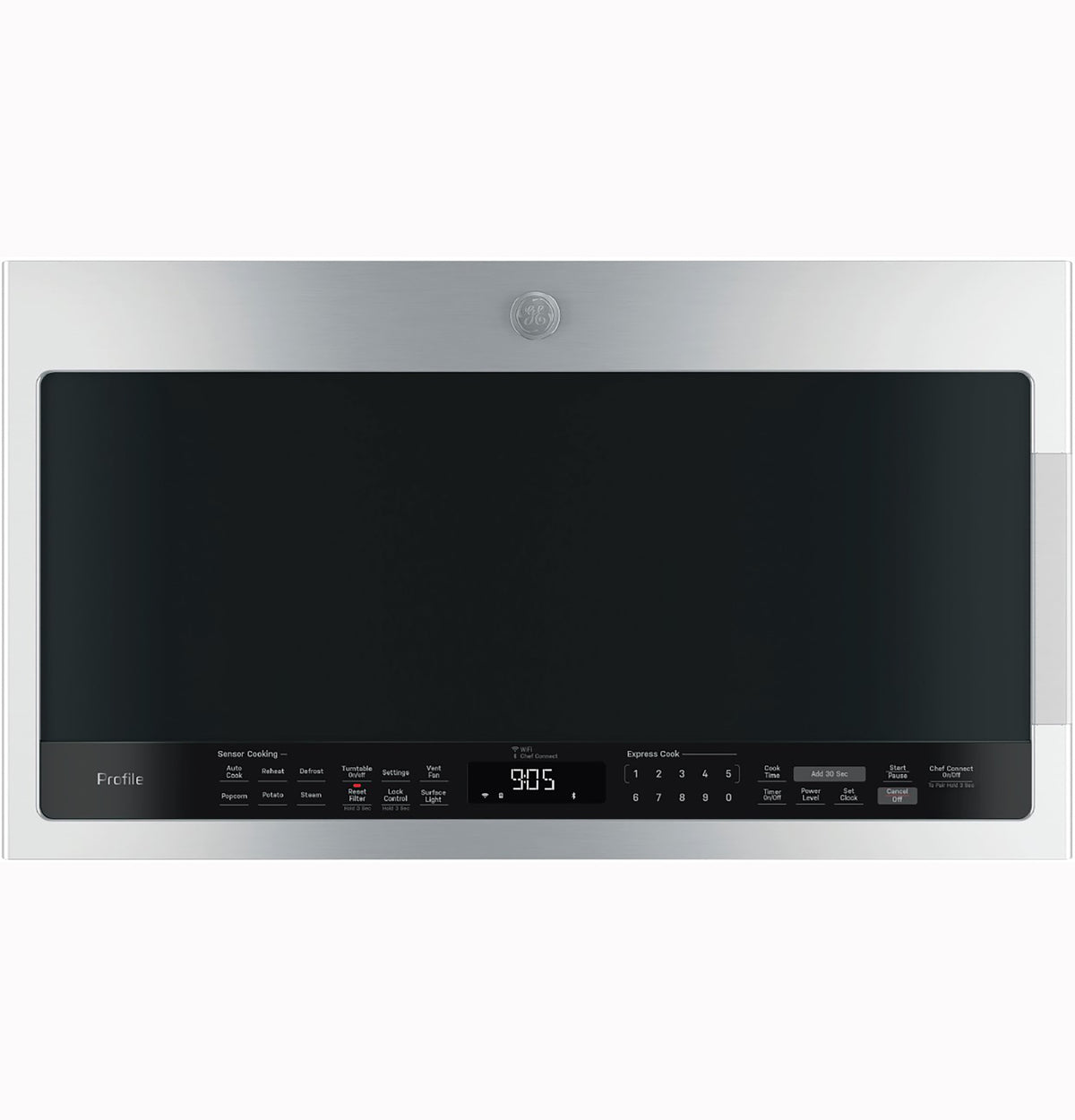 Scratch & Dent GE Profile™ 2.1 Cu. Ft. Over-the-Range Sensor Microwave Oven PVM9005RYSS