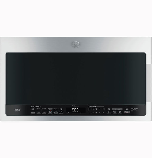 GE Profile™ 2.1 Cu. Ft. Over-the-Range Sensor Microwave Oven PVM9005RYSS