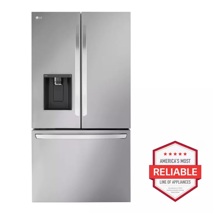 LG 26 cu. ft. Smart Counter-Depth MAX™ French Door Refrigerator LCFC26XSS