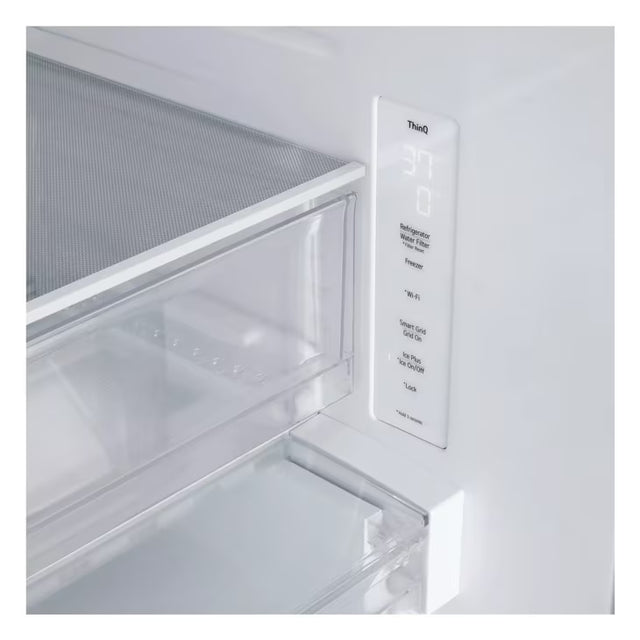 LG 21 cu. ft. 3-Door French Door, Counter-Depth MAX™ Refrigerator LF21G6200S