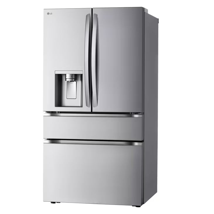 LG 25 cu. ft. Smart Counter-Depth MAX™ 4-Door French Door Refrigerator with Full-Convert Drawer™ LF25G8330S