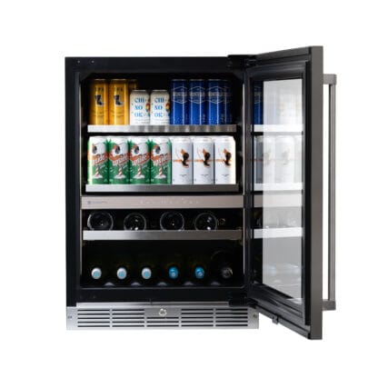 Silhouette Pro Gen 3 – 24″ Built-in Wine and Beverage Center Panel-Ready SPRWBC052D3SS-P