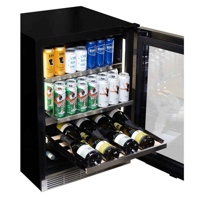 Silhouette Pro Gen 3 – 24″ Built-in Wine and Beverage Center Panel-Ready SPRWBC052D3SS-P