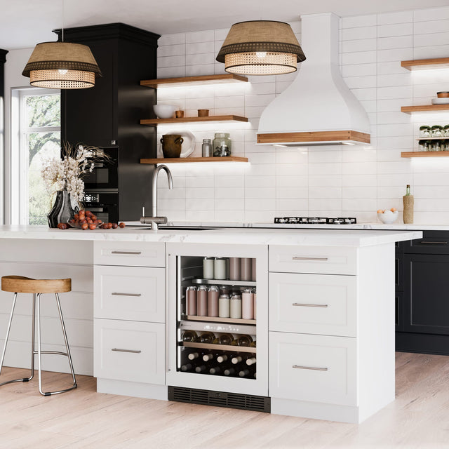 Silhouette Pro Gen 3 – 24″ Built-in Wine and Beverage Center Panel-Ready SPRWBC052D3SS-P