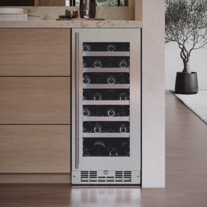 Silhouette Pro – 28 Bottle Built-In Wine Cellar in Stainless Steel SPRWC031D1SS