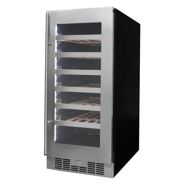 Silhouette Pro – 28 Bottle Built-In Wine Cellar in Stainless Steel SPRWC031D1SS