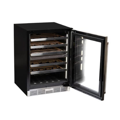 Silhouette Pro Gen 3 – 24” Built-In Wine Cellar Panel-Ready SPRWC052D3SS-P