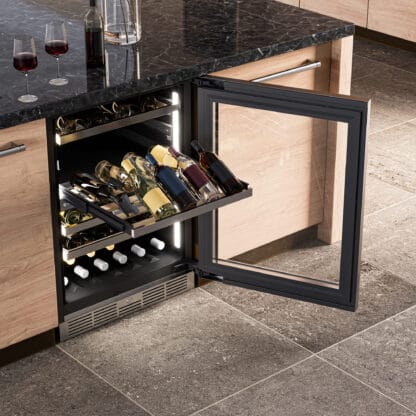 Silhouette Pro Gen 3 – 24” Built-In Wine Cellar Panel-Ready SPRWC052D3SS-P