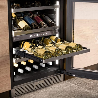 Silhouette Pro Gen 3 – 24” Built-In Wine Cellar Panel-Ready SPRWC052D3SS-P