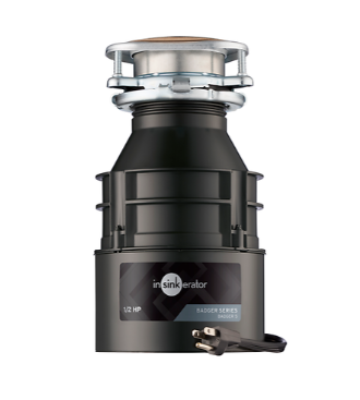 InSinkErator Badger 5 with power cord, 1/2 HP Continuous Feed Garbage Disposal