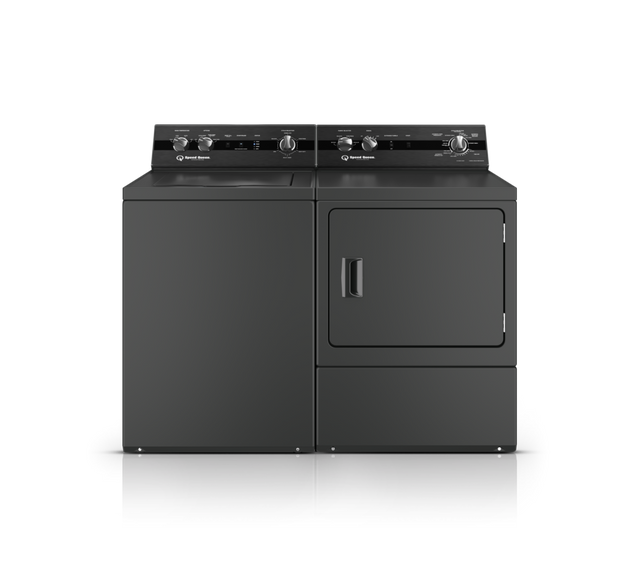 Speed Queen DC5 Sanitizing Gas Dryer with Extended Tumble | Reversible Door | 5-Year Warranty DC5003BG