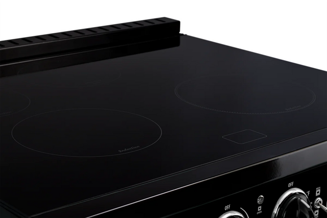 Unique 30' Classic Retro Induction Range Midnight Black UNQ-30CR IC B