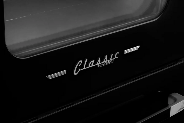 Unique 30' Classic Retro Induction Range Midnight Black UNQ-30CR IC B