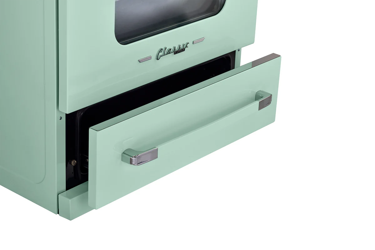 Unique 30' Classic Retro Induction Range Summer Mint Green UNQ-30CR IC LG