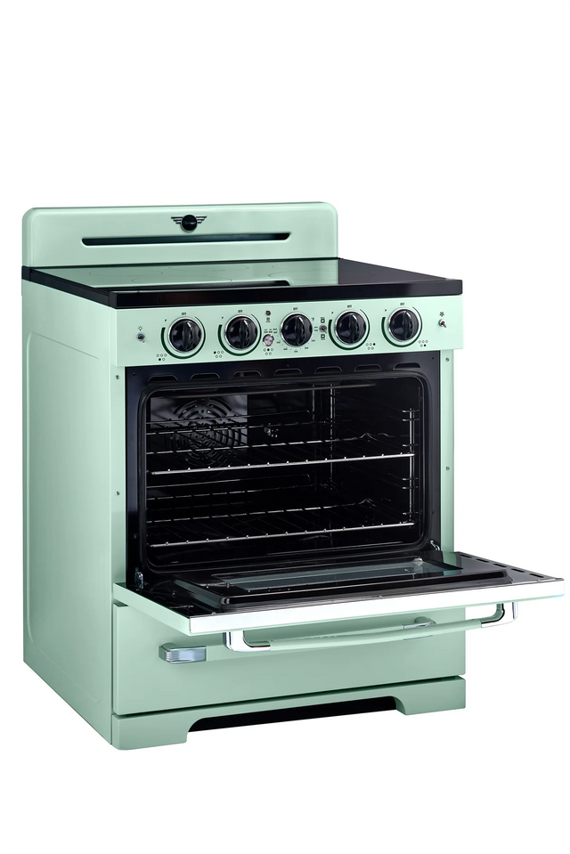 Unique 30' Classic Retro Induction Range Summer Mint Green UNQ-30CR IC LG