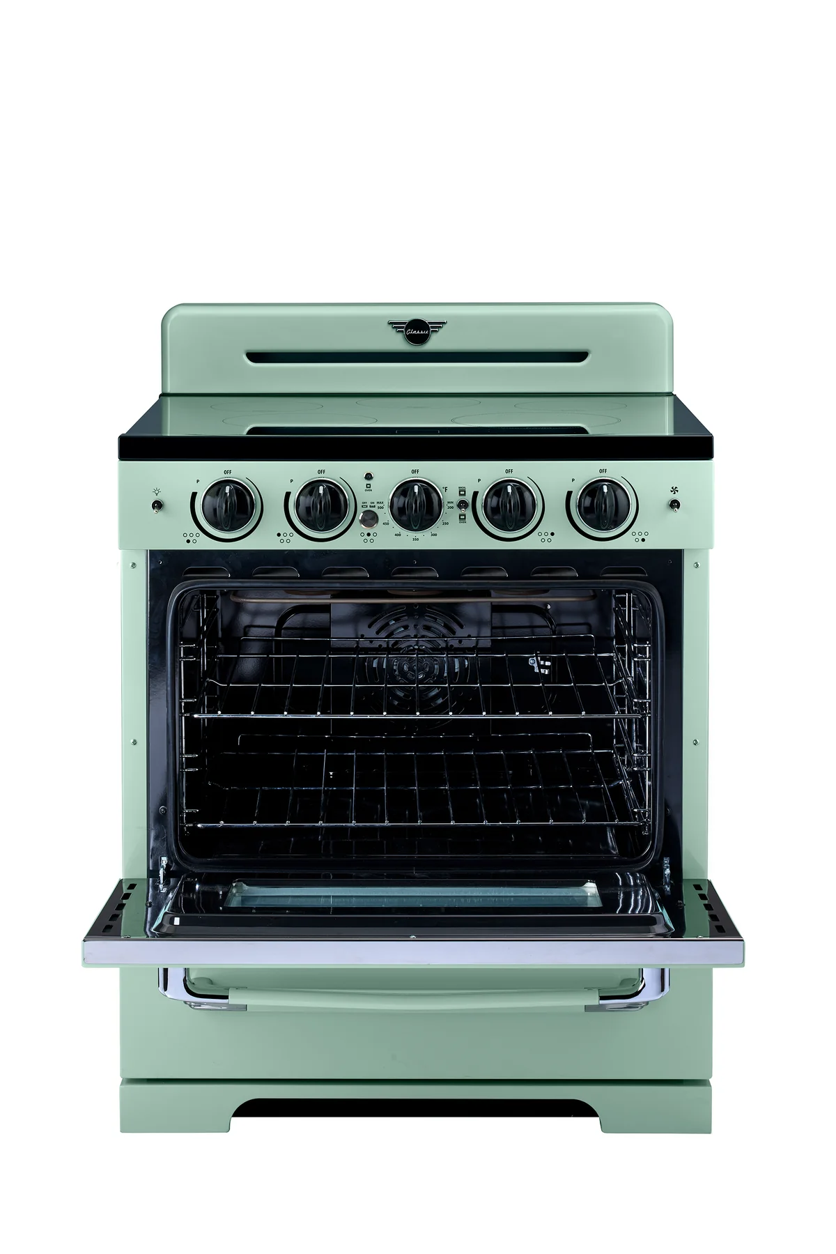 Unique 30' Classic Retro Induction Range Summer Mint Green UNQ-30CR IC LG