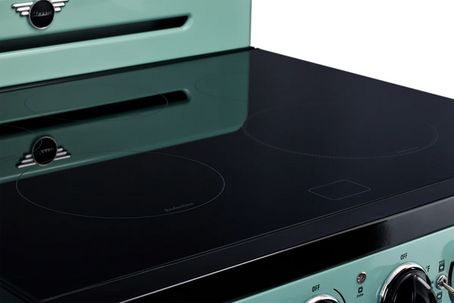 Unique 30' Classic Retro Induction Range Ocean Mist Turquoise UNQ-30CR IC T