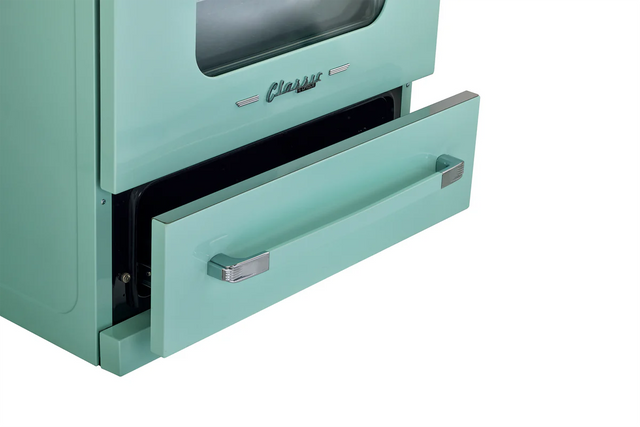 Unique 30' Classic Retro Induction Range Ocean Mist Turquoise UNQ-30CR IC T