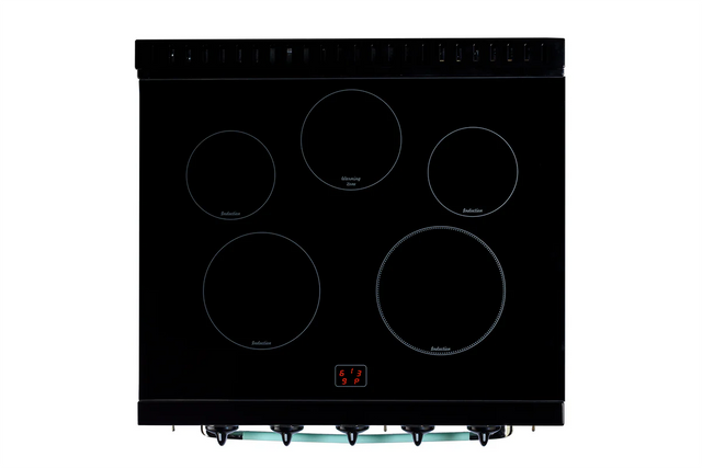 Unique 30' Classic Retro Induction Range Ocean Mist Turquoise UNQ-30CR IC T