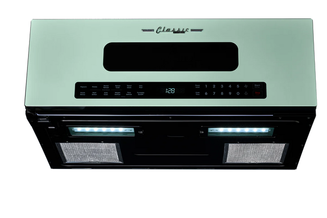 Unique 30' Classic Retro Over-the-Range Microwave, Mint Green UNQ-30CR OTR LG