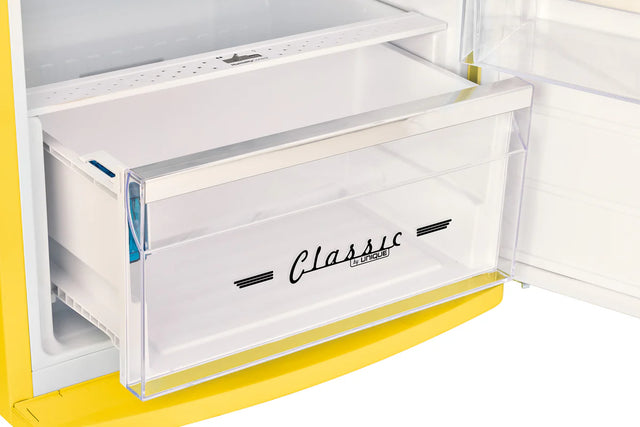 Unique 310L Canary Yellow Top Mount Refrigerator UNQ-310L TM