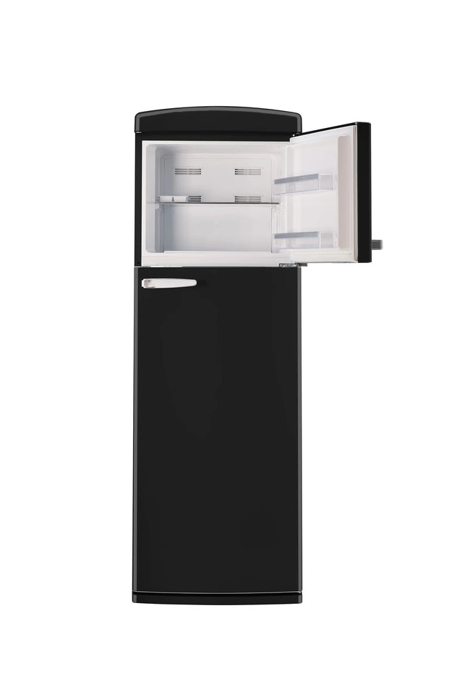 Unique 310L Midnight Black Top Mount Refrigerator UNQ-310L B TM