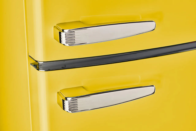 Unique 310L Canary Yellow Top Mount Refrigerator UNQ-310L TM