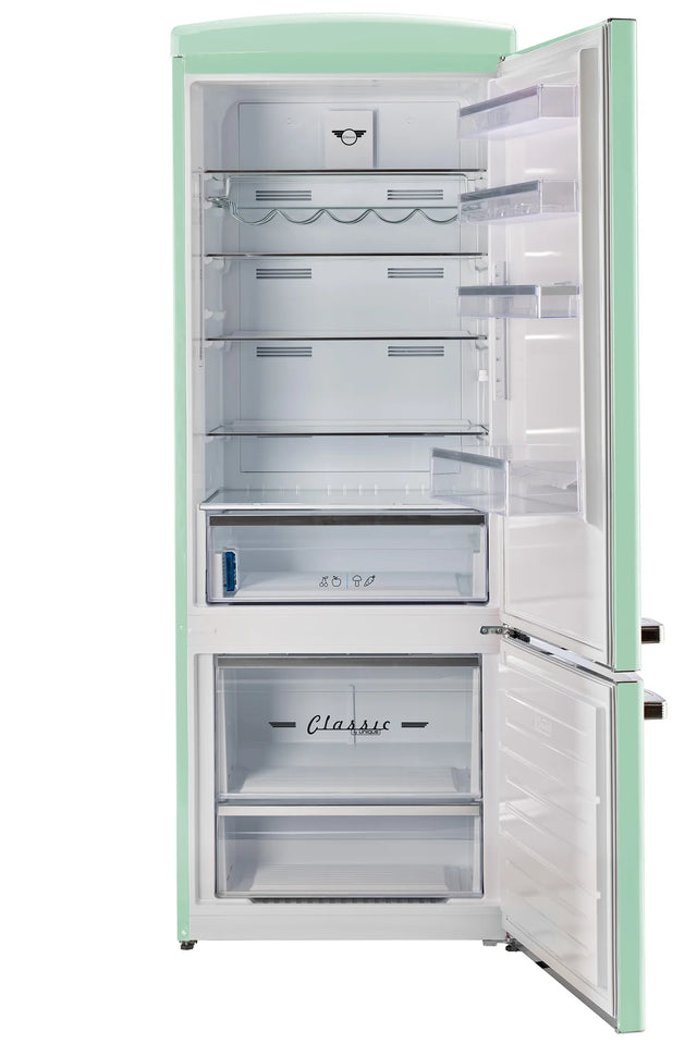 Unique 455L Mint Green Bottom Mount Refrigerator UNQ-455L LG AC
