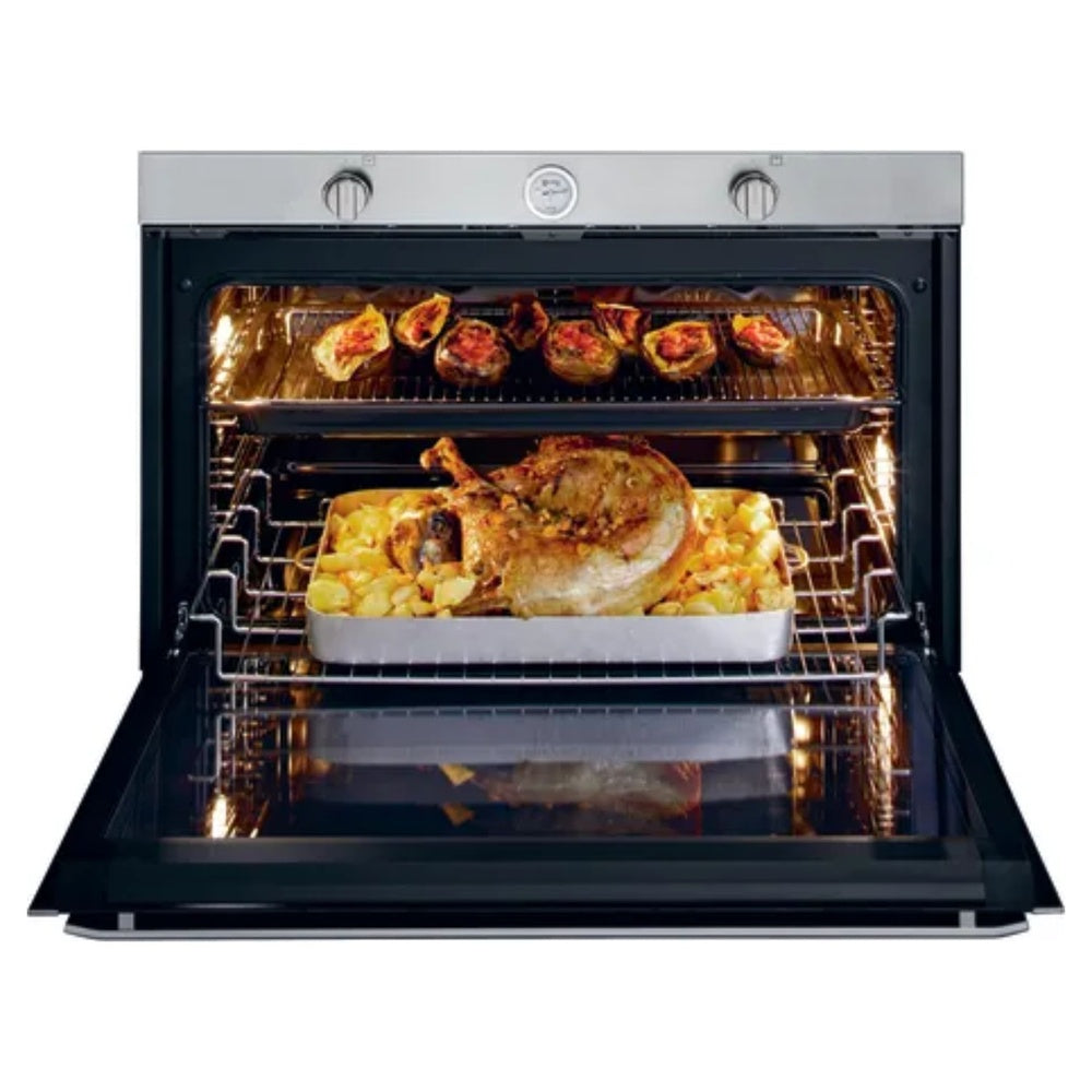 Verona VEBIG30NE 30 inch Built-In Gas Single Wall Oven with 3.5 cu. ft. Capacity and Convection (Matte Black)