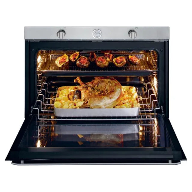 Verona VEBIG30NSS 30 inch Built-In Gas Single Wall Oven with 3.5 cu. ft. Capacity and Convection (Stainless Steel)