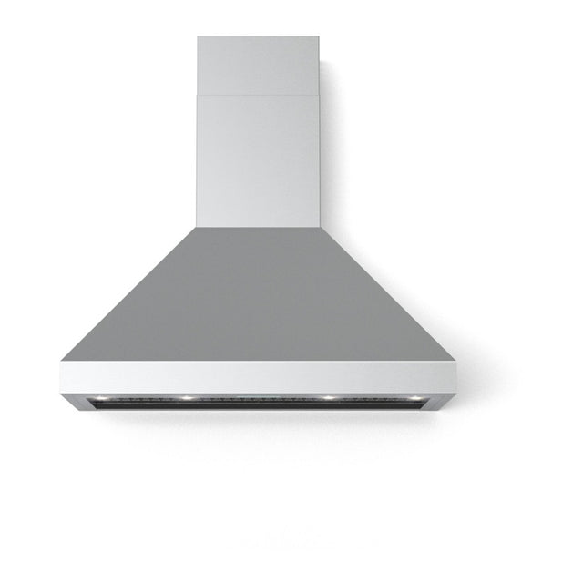 Verona VECHW36GSS 36 inch Designer Chimney Wall Hood with 600 CFM, Stainless Steel Baffle Filters and LED Lighting (Stainless Steel)