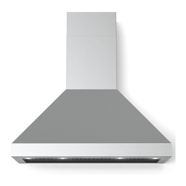 Verona VECHW36GSS 36 inch Designer Chimney Wall Hood with 600 CFM, Stainless Steel Baffle Filters and LED Lighting (Stainless Steel)