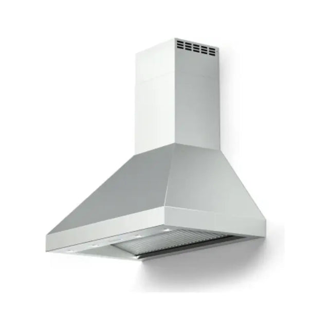 Verona VECHW48GSS 48 inch Designer Chimney Wall Hood with 1200 CFM, Stainless Steel Baffle Filters and LED Lighting in Stainless Steel
