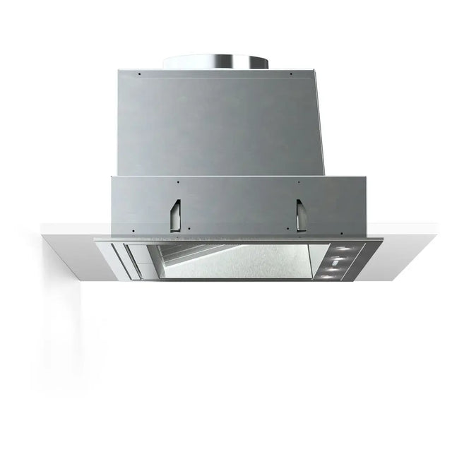 Verona VEINS46GSS 46 inch Designer Range Hood Insert with 1200 CFM, Stainless Steel Baffle Filters, LED Lighting in Stainless Steel